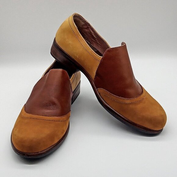 Naot Angin Leather Suede Loafers NWOT - Sz 6 - Picture 1 of 6